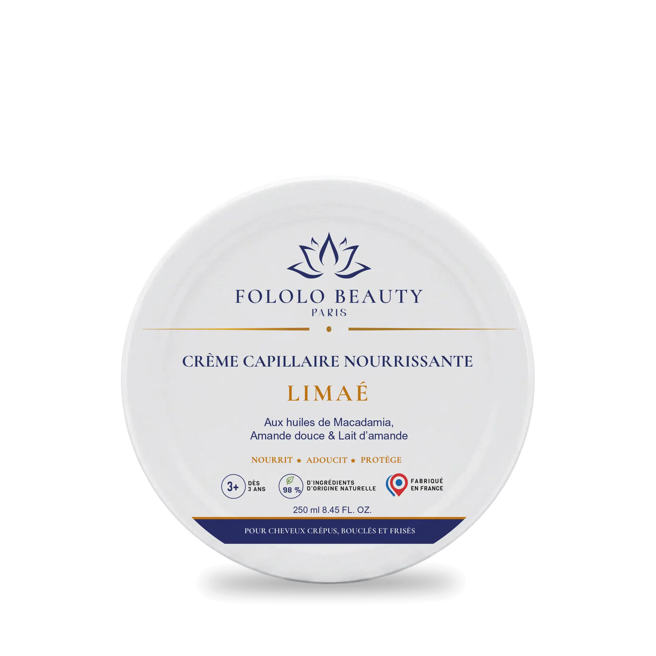 Couvercle du pot de crème Limaé